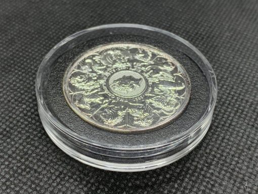 2021年 (新品) イギリス「クィーンズ ビースト・コンプリーター」純銀 2オンス 銀貨 #10730 - 画像 (5)