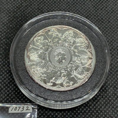 2021年 (新品) イギリス「クィーンズ ビースト・コンプリーター」純銀 2オンス 銀貨 #10732