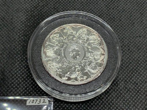 2021年 (新品) イギリス「クィーンズ ビースト・コンプリーター」純銀 2オンス 銀貨 #10732