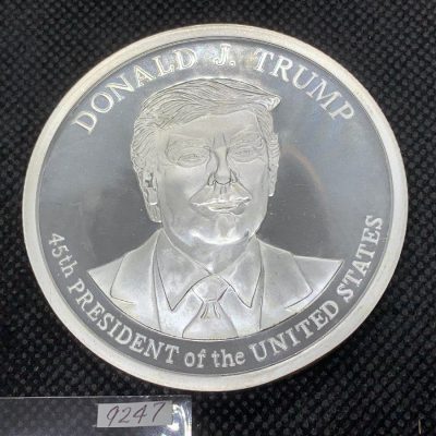 (New)「President Donald J. Trump」Silver 5 oz Coin #9247