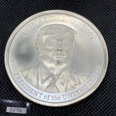 (New)「President Donald J. Trump」Silver 5 oz Coin #8096