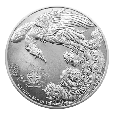 2023 (New) Samoa Four Guardians Vermilion Bird Silver 1 oz Coin