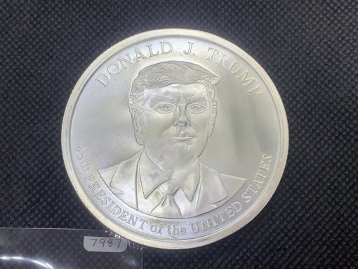 (新品) アメリカ「ドナルド・J・トランプ大統領」純銀 5オンス メダル #7987