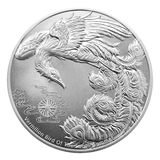 2023 (New) Samoa Four Guardians Vermilion Bird Silver 1 oz Coin