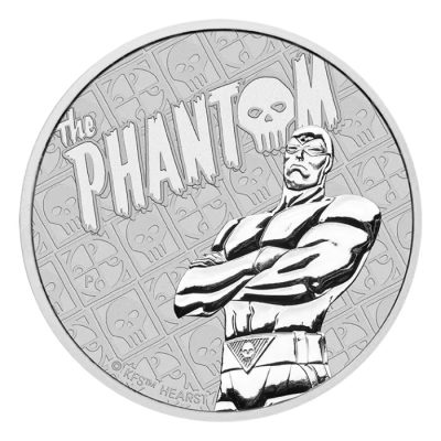 2022 (New) Tuvalu The Phantom Silver 1 oz Coin
