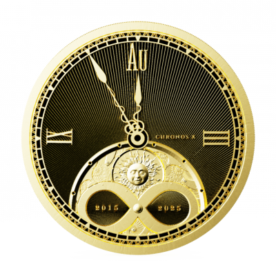 2025 (New) Niue Chronos Gold 1/10 oz Coin