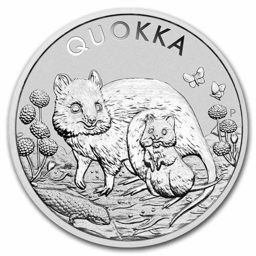 2021年 (新品) オーストラリア「クオッカ」純銀 1オンス 銀貨