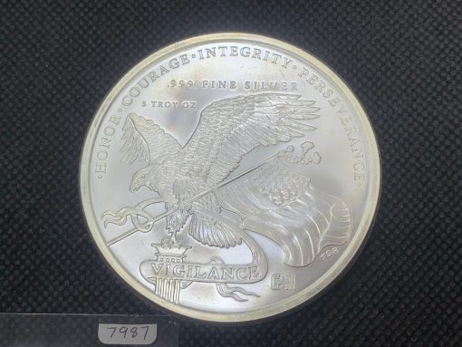 (新品) アメリカ「ドナルド・J・トランプ大統領」純銀 5オンス メダル #7987 - 画像 (2)