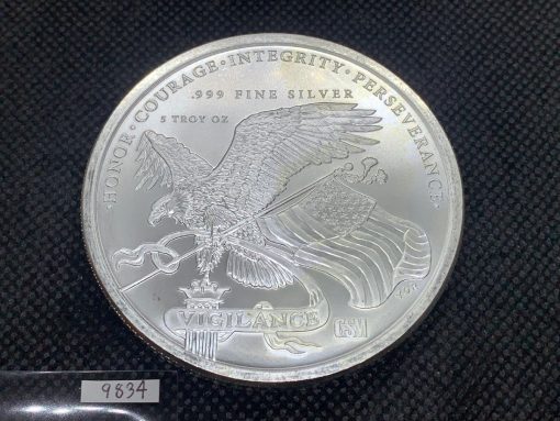 (新品) アメリカ「ドナルド・J・トランプ大統領」純銀 5オンス メダル #9834 - 画像 (4)