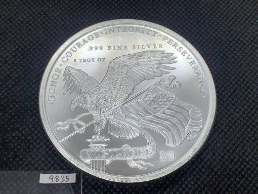 (新品) アメリカ「ドナルド・J・トランプ大統領」純銀 5オンス メダル #9835 - 画像 (4)