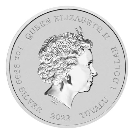 2022年 (新品) ツバル「ザ・ファントム」純銀 1オンス 銀貨 - 画像 (2)