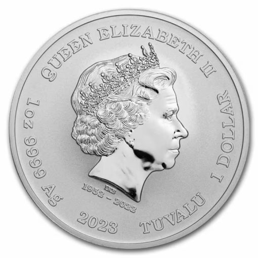 2023年 (新品) ツバル「ブラックフラッグ・ファンシー号」純銀 1オンス 銀貨 - 画像 (2)