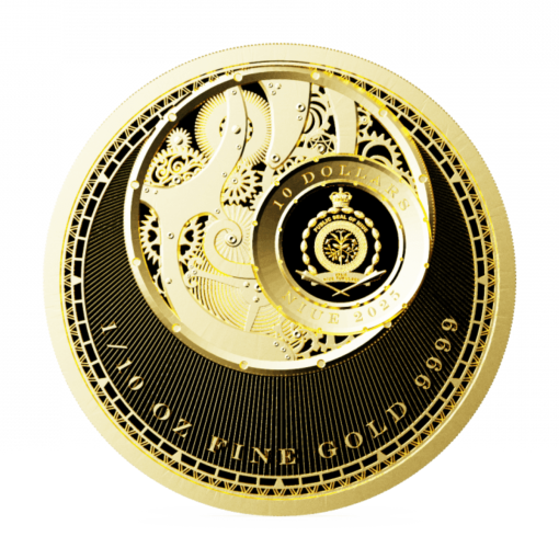 2025年 (新品) ニウエ「クロノス」純金 1/10オンス 金貨 - 画像 (2)