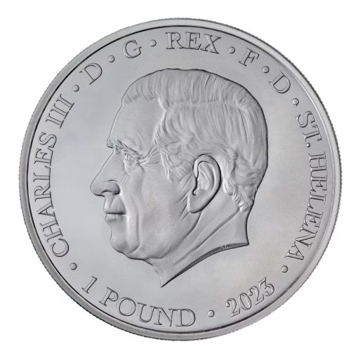 2023 (New) St. Helena Modern United States Trade Dollar Silver 1 oz Coin - Image 2