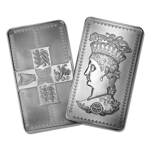 2024 (New) Great Britain Gothic Crown Silver 10 oz Bar - Image 3