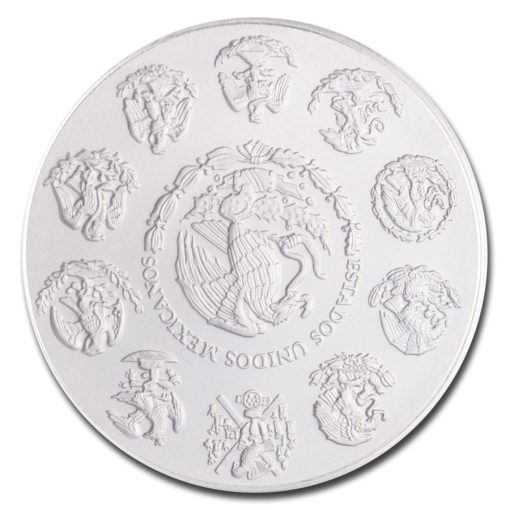 2023年 (新品) メキシコ「リベルタッド」純銀 1オンス 銀貨 PCGS MS70 (ファーストストライク) - 画像 (3)