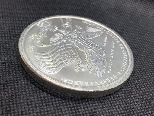 (新品) アメリカ「ドナルド・J・トランプ大統領」純銀 5オンス メダル #9834 - 画像 (5)
