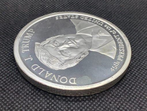 (新品) アメリカ「ドナルド・J・トランプ大統領」純銀 5オンス メダル #9834 - 画像 (3)