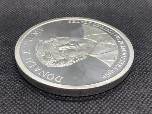 (新品) アメリカ「ドナルド・J・トランプ大統領」純銀 5オンス メダル #9835 - 画像 (3)