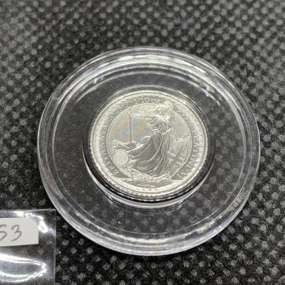 2025年 (新品) イギリス「ブリタニア」白金 純プラチナ 1/10オンス プラチナ貨 #10853