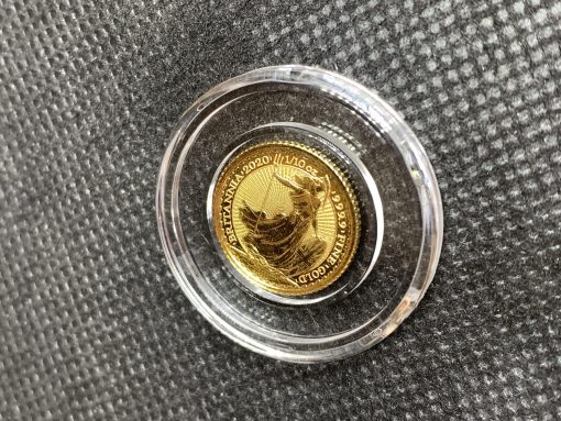 2020年 (新品) イギリス「ブリタニア」純金 1/10オンス 金貨 #10841 - 画像 (3)