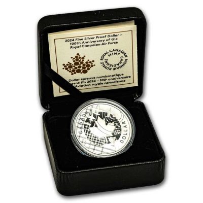 2024 (New) Canada 100th Anniversary of the Royal Canadian Air Force Silver 3/4 oz Proof Coin
