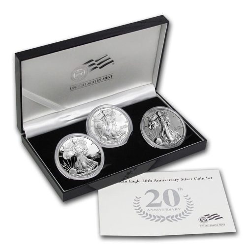 2006 (New) American Eagle Walking Liberty Silver 1 oz Proof Coin Set