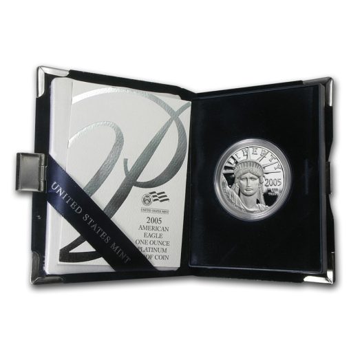 2005 (New) American Eagle Walking Liberty Platinum 1 oz Proof Coin
