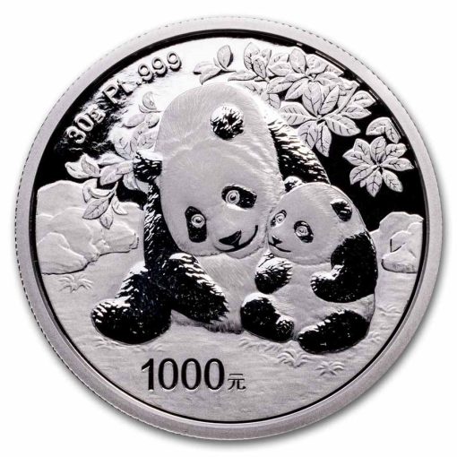 2024 (New) Chinese Panda Platinum 30 gram Proof Coin - Image 2