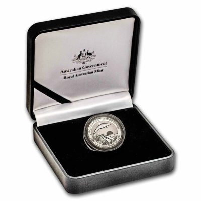2023 (New) Australian Rough-Toothed Dolphin Silver 1 oz High Relief Proof Coin