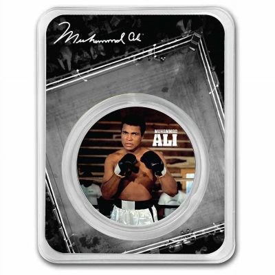 2023 (New) Niue Muhammad Ali Silver 1 oz Color Coin