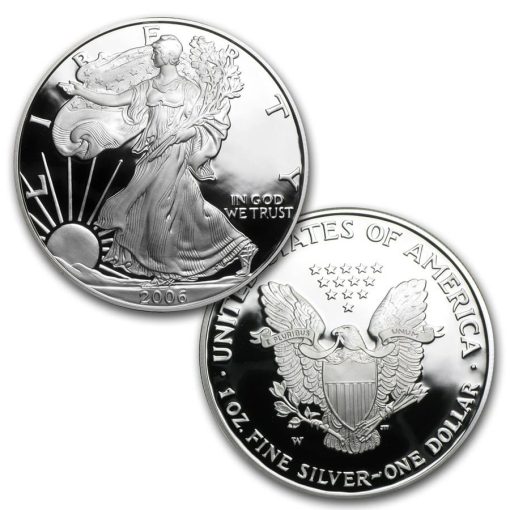 2006 (New) American Eagle Walking Liberty Silver 1 oz Proof Coin Set - Image 2