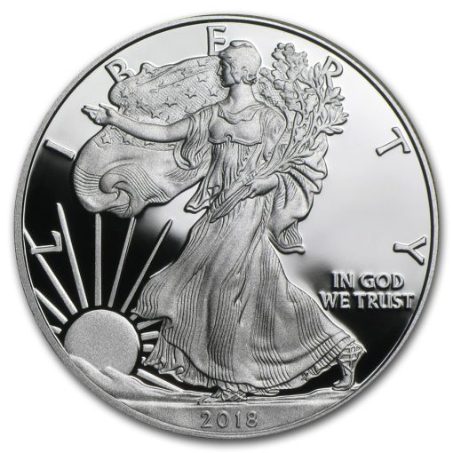 2018 (New) American Eagle Walking Liberty Silver 1 oz Proof Coin - Image 2