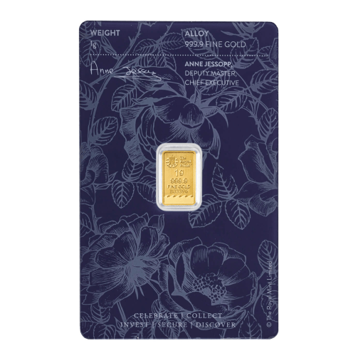 (新品) イギリス「ブリタニア・幸運を」純金 1グラム バー - 画像 (2)