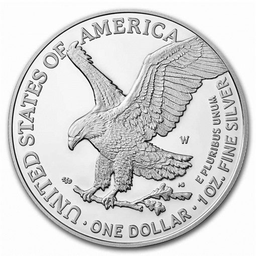 2022年 (新品) アメリカ「イーグル・ウオーキング リバティ」純銀 1オンス プルーフ 銀貨 - 画像 (3)