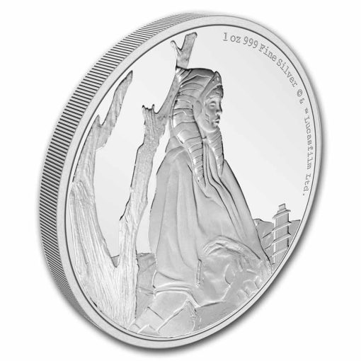 2022 (New) Niue Star Wars Mandalorian Classic Ahsoka Tano Silver 1 oz Proof Coin - Image 4