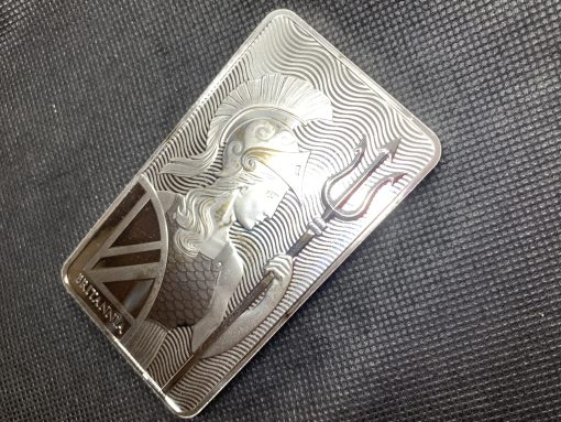 (新品) イギリス「ブリタニア」純銀 10オンス バー #11103 - 画像 (3)