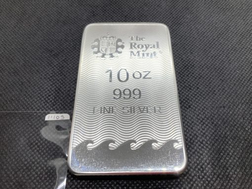 (新品) イギリス「ブリタニア」純銀 10オンス バー #11103 - 画像 (2)