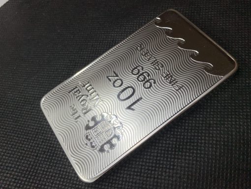 (新品) イギリス「ブリタニア」純銀 10オンス バー #11103 - 画像 (6)