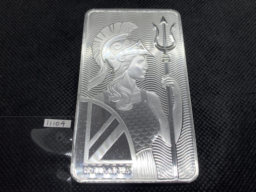 (新品) イギリス「ブリタニア」純銀 10オンス バー #11104