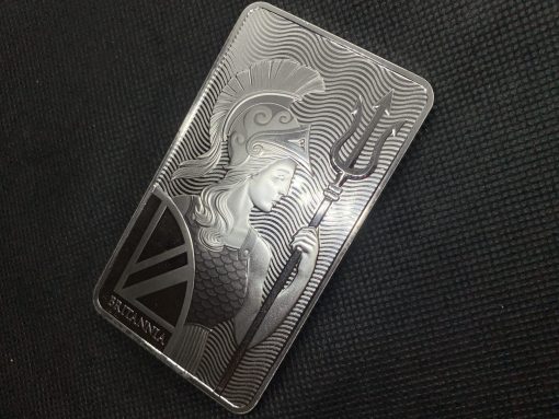 (新品) イギリス「ブリタニア」純銀 10オンス バー #11104 - 画像 (3)