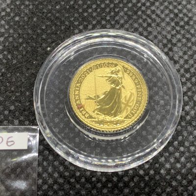 2021 (New) Great Britain 1/10 oz Britannia 24K Gold Coin #11106