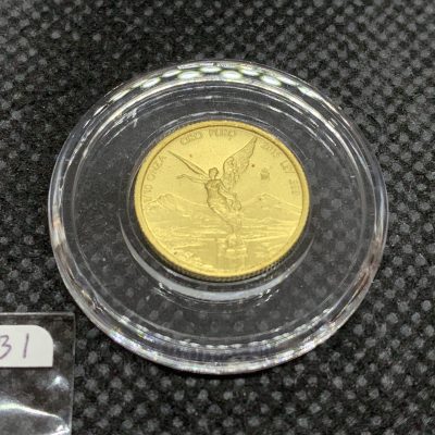 2015年 (新品) メキシコ「リベルタッド」純金 1/10オンス 金貨 #18031